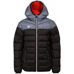 Umbro NATS Dětská lehká prošívaná bunda, černá, velikost 152-158