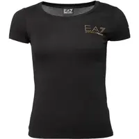 EA7 T-SHIRT Dámské tričko, černá, velikost