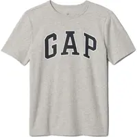 GAP V-BAS LOGO Chlapecké tričko, šedá, velikost