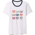 GAP GRAPHIC CREW Dámské tričko, bílá, velikost