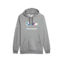 Puma BMW MOTORSPORT ESSENTIALS HOODIE Pánská mikina, šedá, velikost