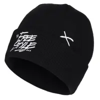 Lewro CAVEN Chlapecká pletená čepice, černá, velikost 12-15Y