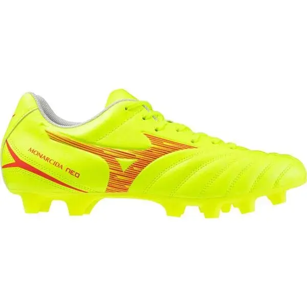 Mizuno MONARCIDA NEO III SELECT FG Pánské lisovky, reflexní neon, velikost 42.5