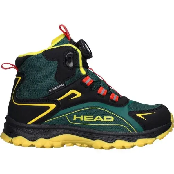 Head KYROS WP Dětská treková obuv, tmavě zelená, velikost