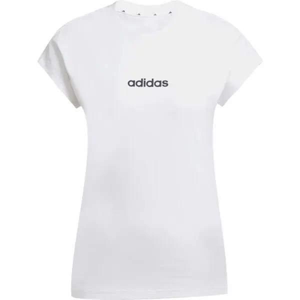 adidas ESSENTIALS LINEAR Dámské triko, bílá, velikost