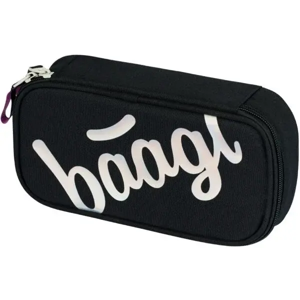 BAAGL ETUE METALLIC HOLO Školní penál, černá, velikost