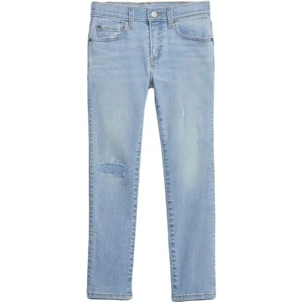 GAP V-SKINNY Chlapčenské džínsy, svetlomodrá, veľkosť 14Y