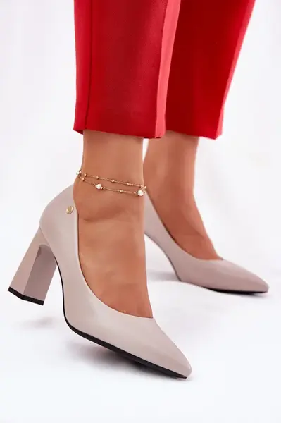 Elegantné Lodičky Na Blokovom Opätku Vinceza