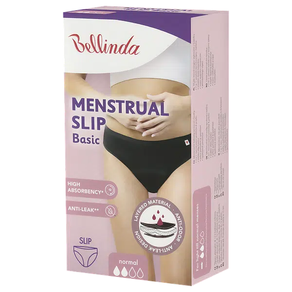 Bellinda 
BASIC MENSTRUAL SLIP NORMAL - Menštruačné nohavičky - čierna