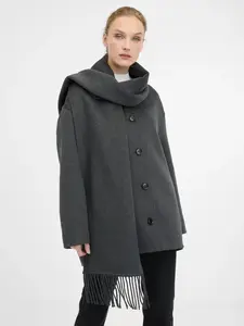 Dark grey women's coat ORSAY - Women's
