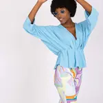 Blouse-DHJ-BZ-11979.67-light blue