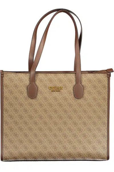 GUESS JEANS BEIGE WOMEN'S BAG