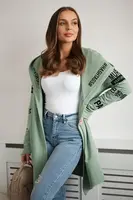 Coatee with subtitles light mint