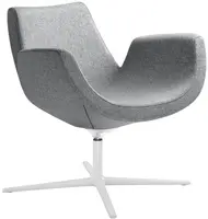 LD SEATING Konferenční křeslo RELAX,RE-S-RA,F27-N0, kříž hliník bílý