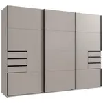 MID.YOU SKŘÍŇ S POSUVNÝMI DVEŘMI, béžová, šedobéžová, 270/210/64 cm