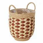 KVĚTINÁČ přírodní materiály, 24/24/34 cm