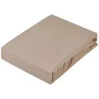 Novel PROSTĚRADLO NA VRCHNÍ MATRACI, žerzej, šedohnědá, 140/220 cm