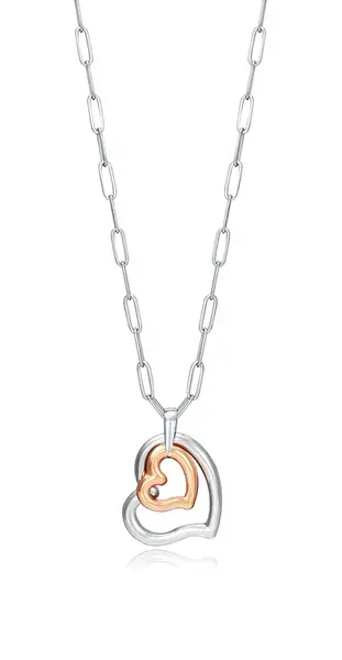 Viceroy Romantický bicolor náhrdelník z oceli Chic 75291C09019