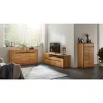 Linea Natura ŠIROKÁ KOMODA, divoký dub, barvy dubu, 165/85/42 cm