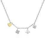 S'Agapõ Krásný bicolor náhrdelník s přívěsky Happy SHAR10