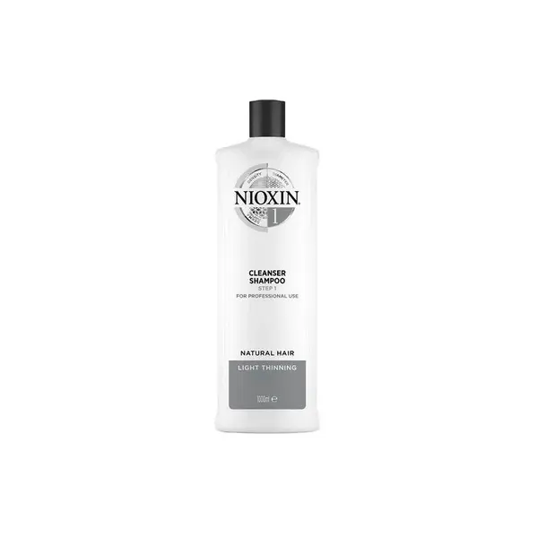 Nioxin Čisticí šampon pro jemné mírně řídnoucí přírodní vlasy System 1 (Shampoo Cleanser System 1) 1000 ml