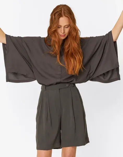 SKFK Laida Short 2B Dark Khaki 38