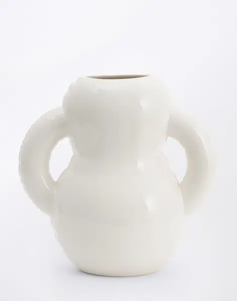 HOME STUDYO Vase OSCAR Bone Gloss