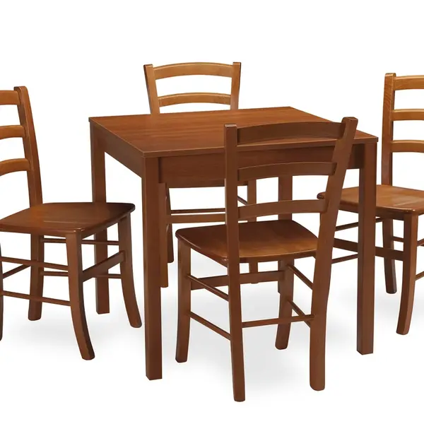 MI-KO Jídelní set stůl GASTRO / židle VENEZIA třešeň