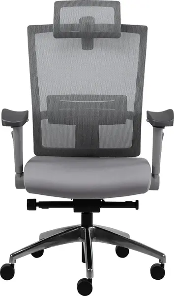 MERCURY Ergonomická kancelářská židle WINDY šedá, vysoké postavy, sezení 8+ hodin denně