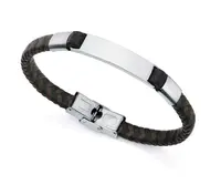 Viceroy Stylový bicolor kožený náramek Magnum 14058P01011