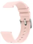 4wrist Univerzální silikonový řemínek se stříbrnou sponou 22 mm - Pink