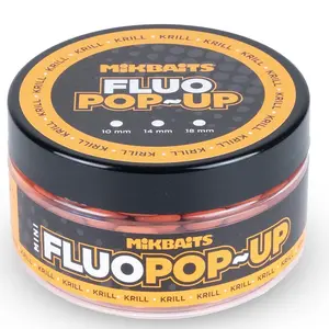 Mikbaits mini plovoucí boilie fluo 100 ml 10 mm - krill