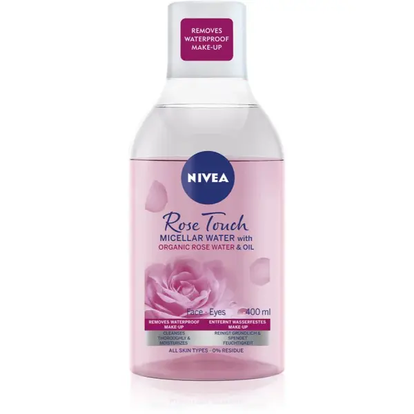 NIVEA Rose Touch dvoufázová micelární voda 400 ml