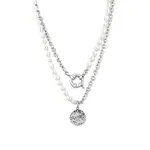 JwL Luxury Pearls Stylový náhrdelník s pravými říčními perlami JL0799