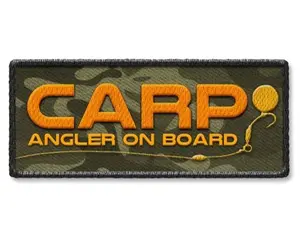 4anglersdesign samolepka 73 carp angler on board