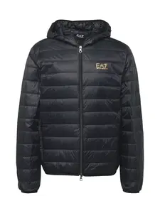 EA7 Emporio Armani Prechodná bunda  zlatá / čierna