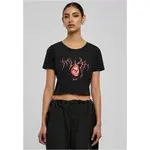 Černé tričko Muah Cropped Tee