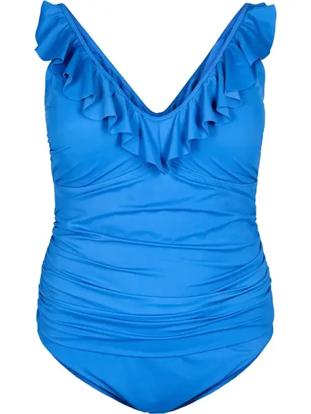 Swim by Zizzi Jednodielne plavky 'Skitrin'  modrá