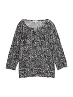 TOM TAILOR Blúzka  farba ťavej srsti / námornícka modrá / biela