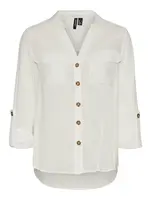 Vero Moda Tall Blúzka 'Bumpy'  šedobiela