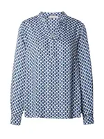 MORE & MORE Blúzka  svetlomodrá / čierna / biela