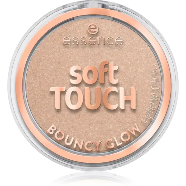 essence Soft Touch krémový rozjasňovač s pudrovým efektem odstín 30 glazing gleam 4 g