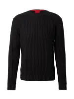 HUGO Sveter 'Sribben'  čierna