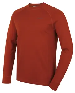 Husky Aron M XXXL, brown Pánská merino mikina