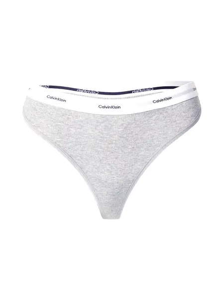 Calvin Klein Underwear Tangá  námornícka modrá / sivá melírovaná / biela