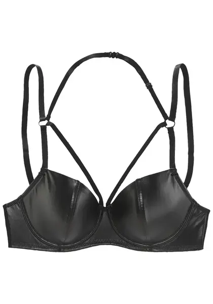 PETITE FLEUR GOLD Podprsenka  čierna