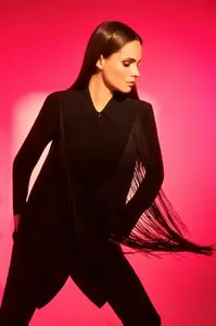 Oversize košile s třásněmi