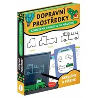 ELLA & MAX DOPRAVNÍ PROSTŘEDKY Kouzelný tablet & 40 návodů, mix, velikost