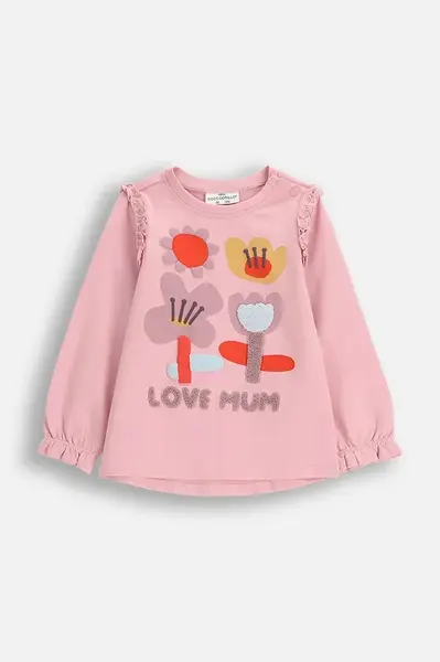 Kojenecké tričko s dlouhým rukávem Coccodrillo