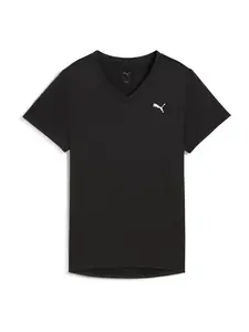 PUMA Funkčné tričko 'Tad Essential'  čierna / biela